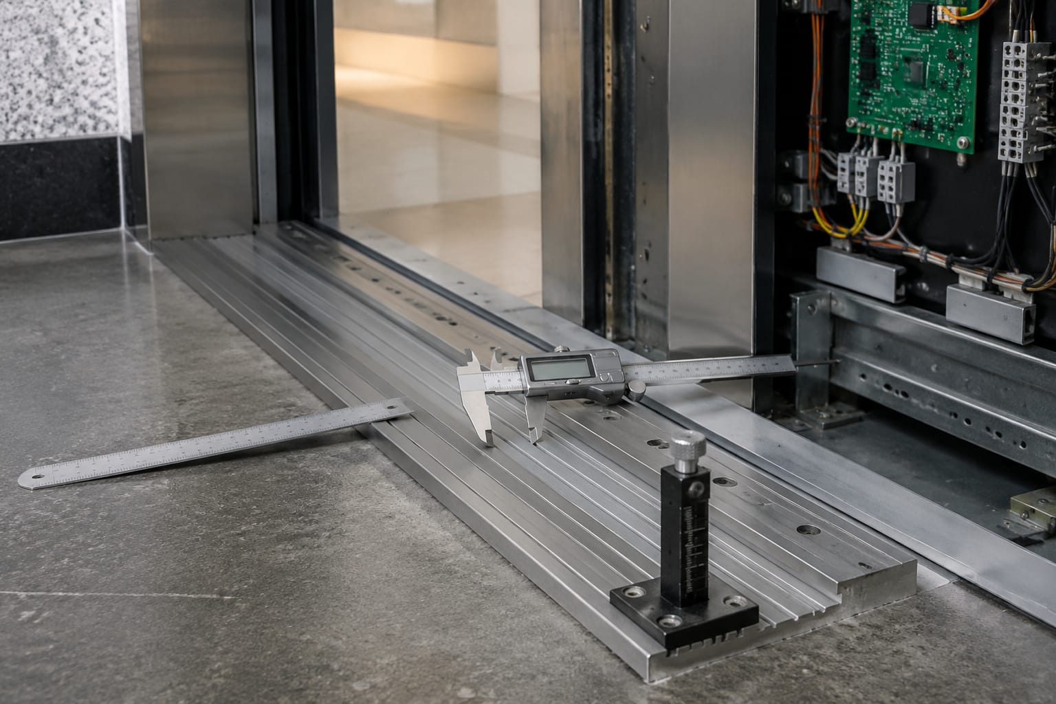 Elevator door sill: tipos, desgaste y reemplazo